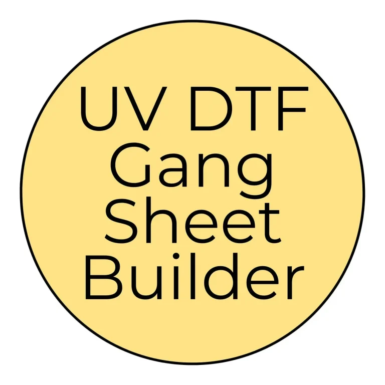 UV DTF Gangsheet Builder: Unlock Customization Potential